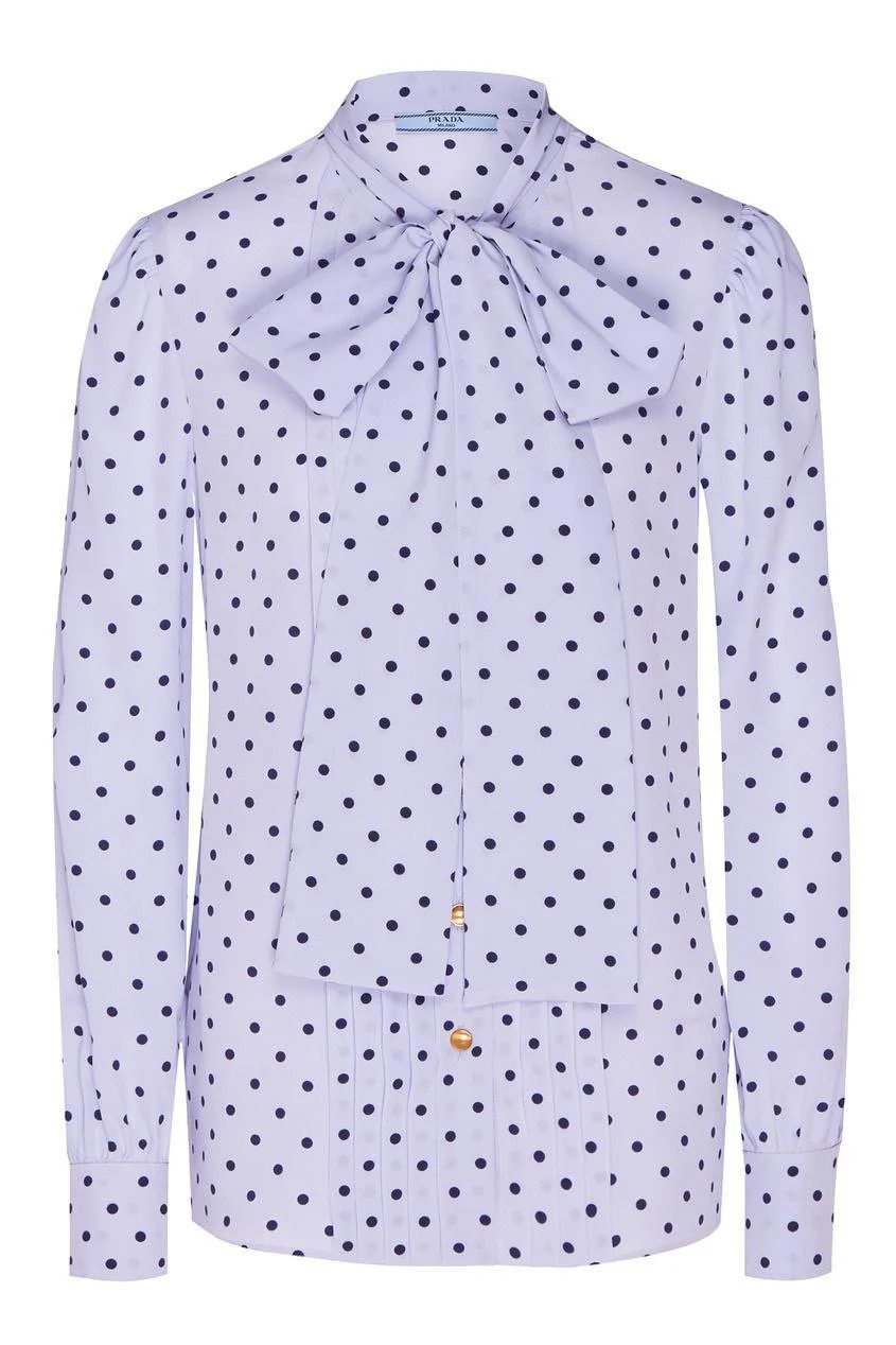 Prada Polka Dot Blouse