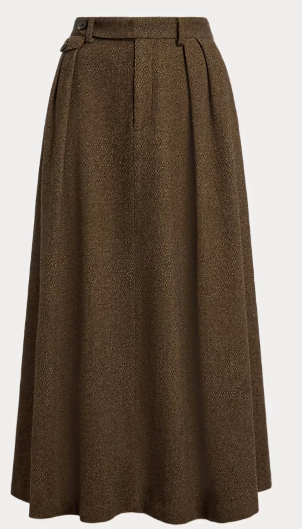 Ralph Lauren Evilyn Birdseye Tweed Skirt