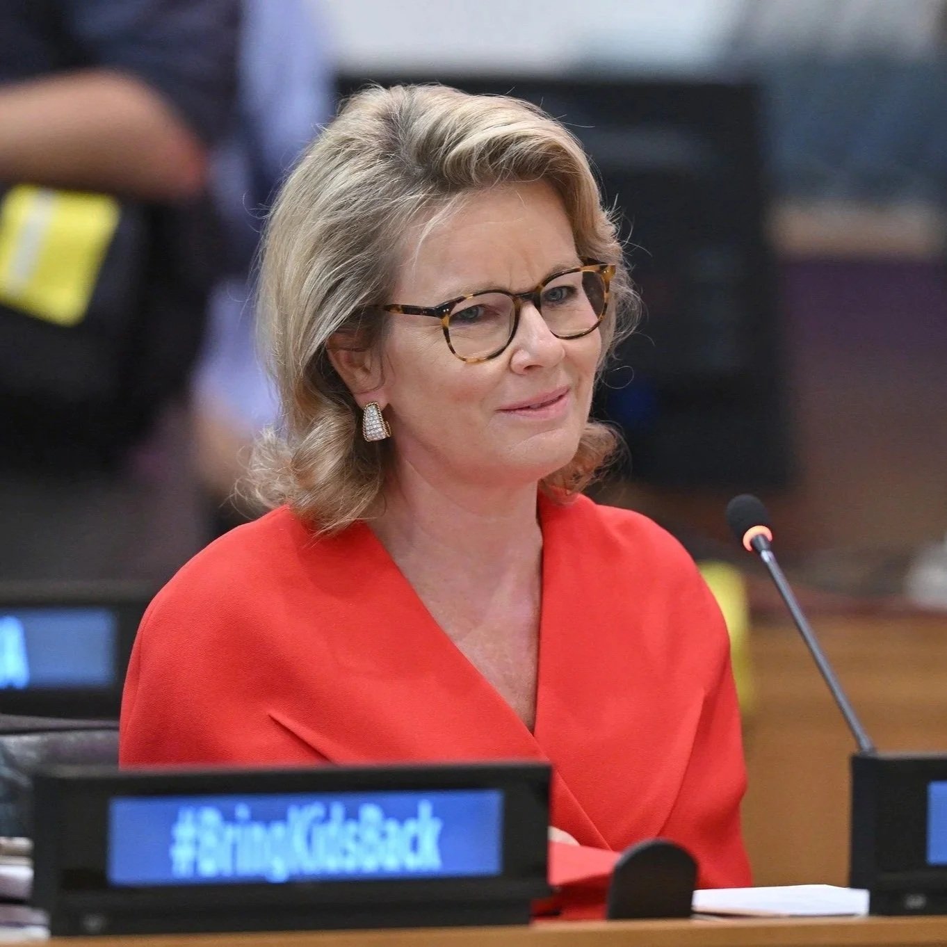 Queen Mathilde attends UN General Assembly - Day 3