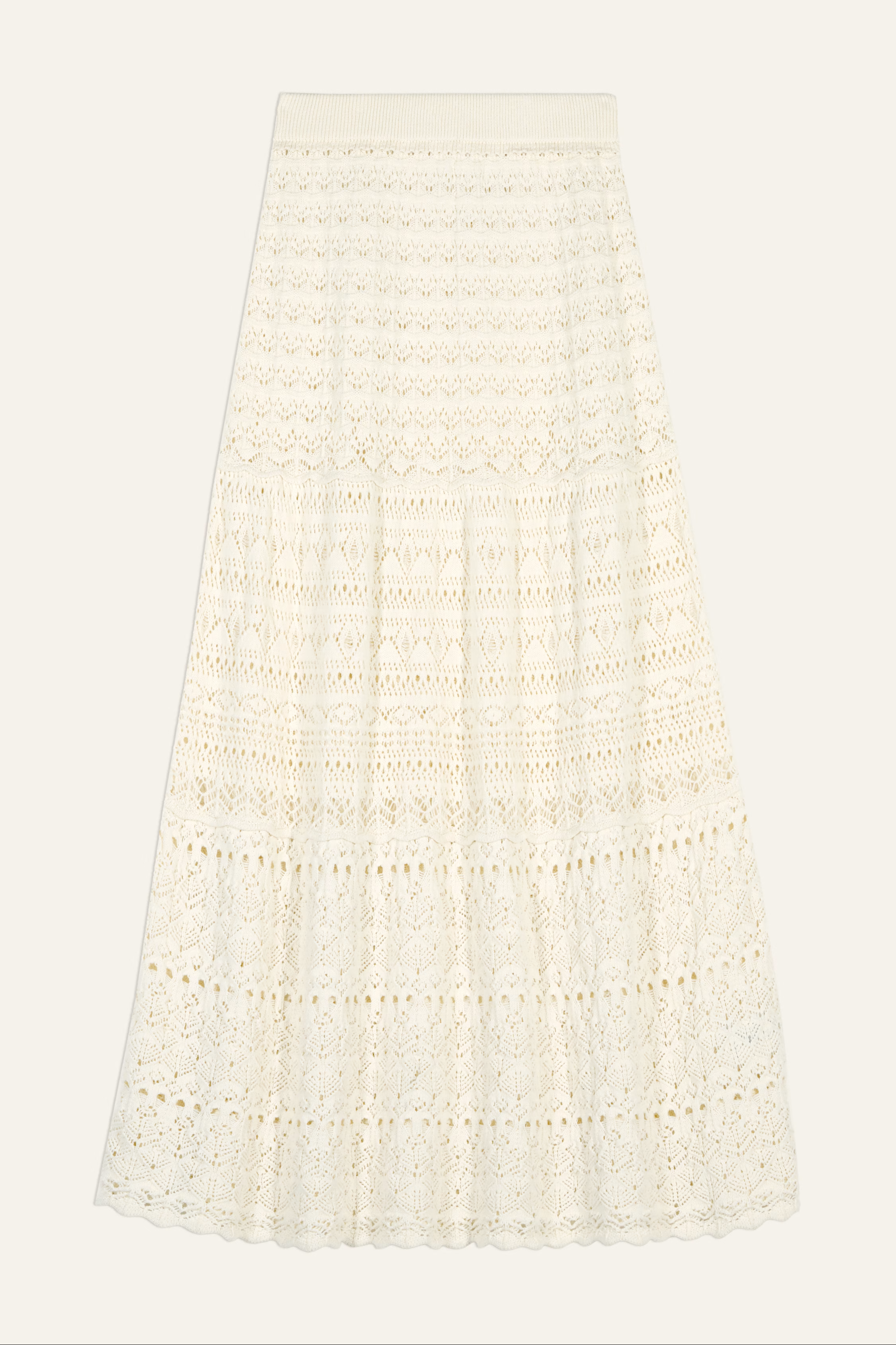 Ba&Sh Josh Knitted Skirt in Off-White.png