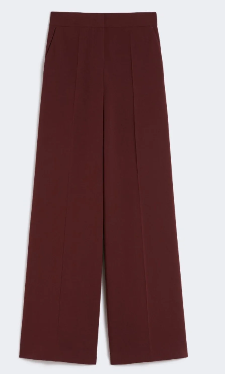 Max Mara Plava Trousers in Cherry