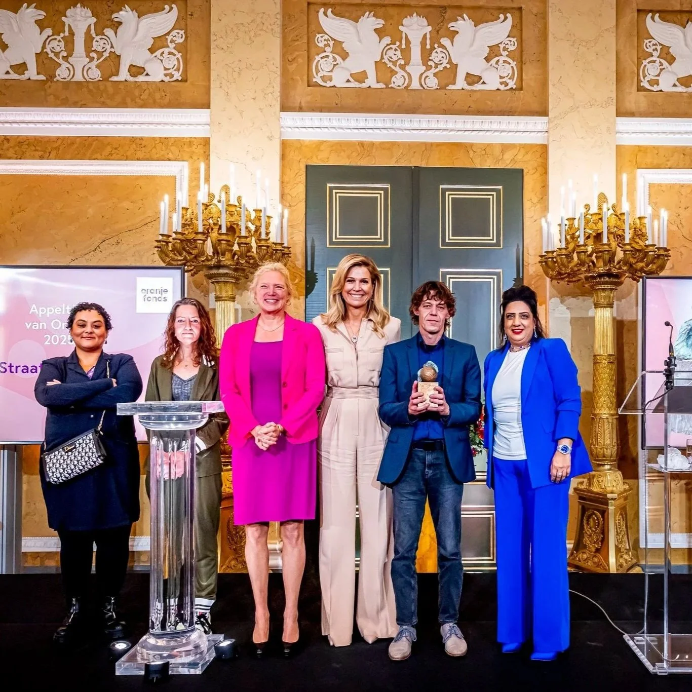 King Willem-Alexander and Queen Maxima attend Appeltjes Van Oranje Award Ceremony