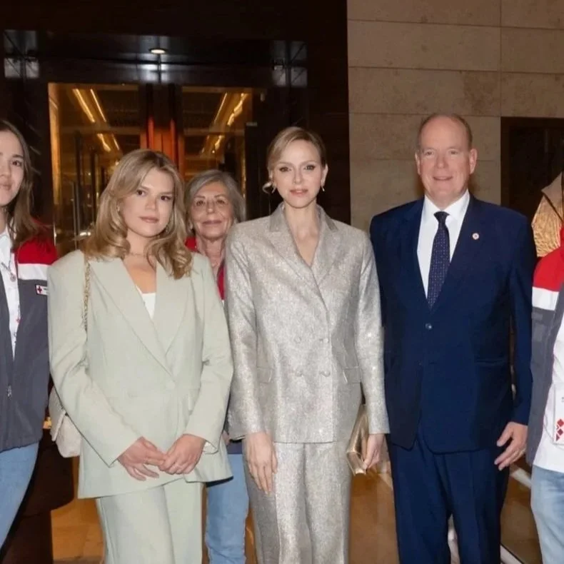 Prince Albert and Princess Charlene attends Red Cross Leadership Meeting 2025 