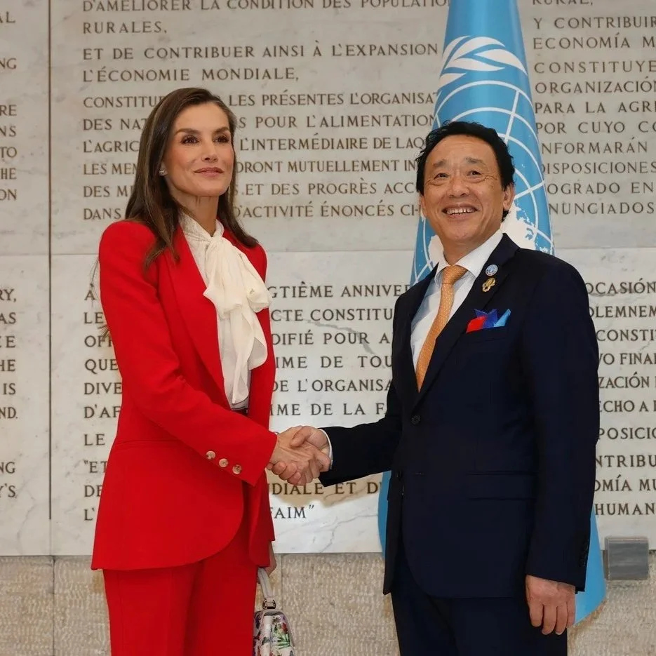 Queen Letizia marks 80th anniversary of the Food and Agriculture Organization