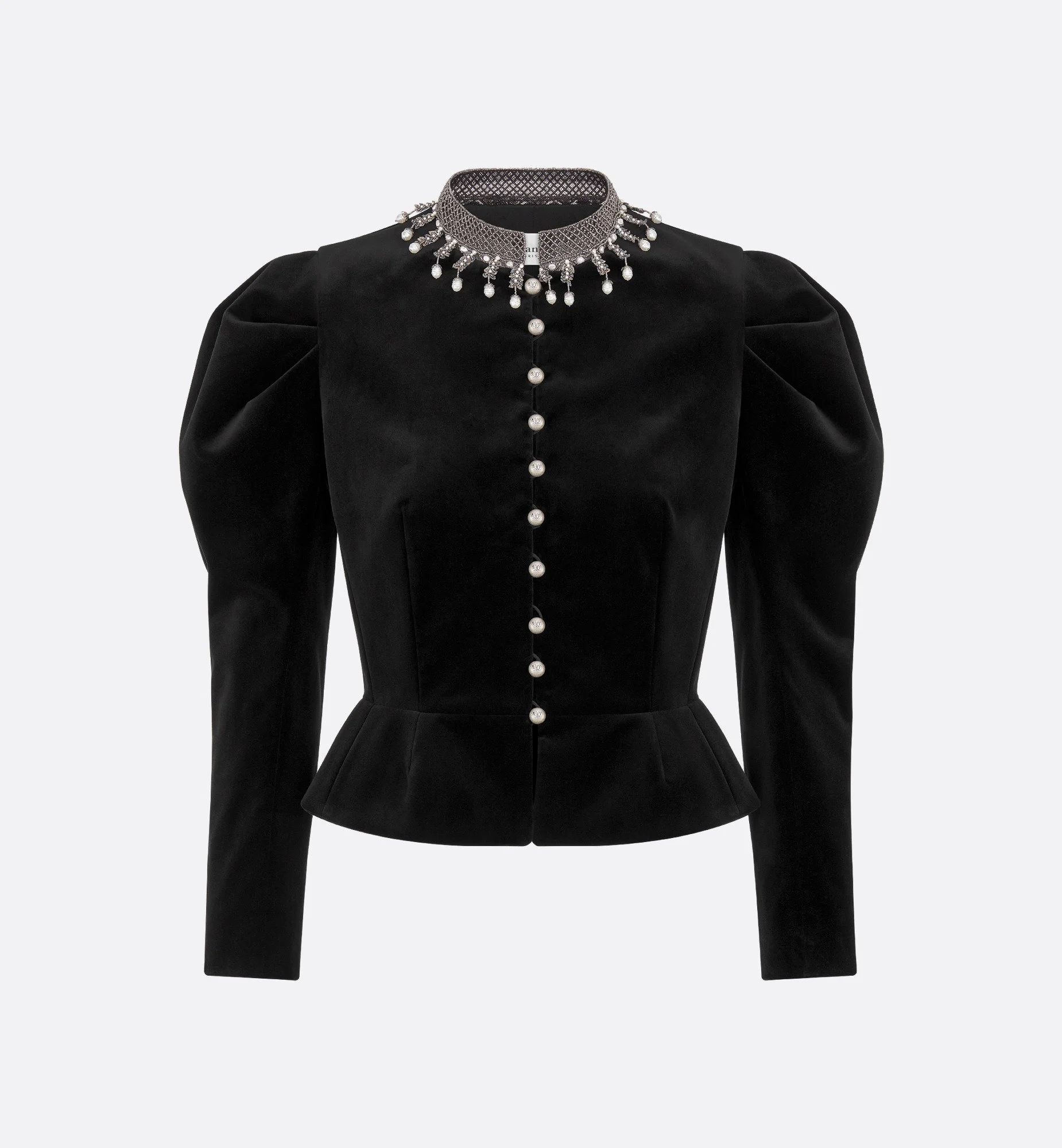 Christian Dior Embroidered Cotton Velvet Jacket