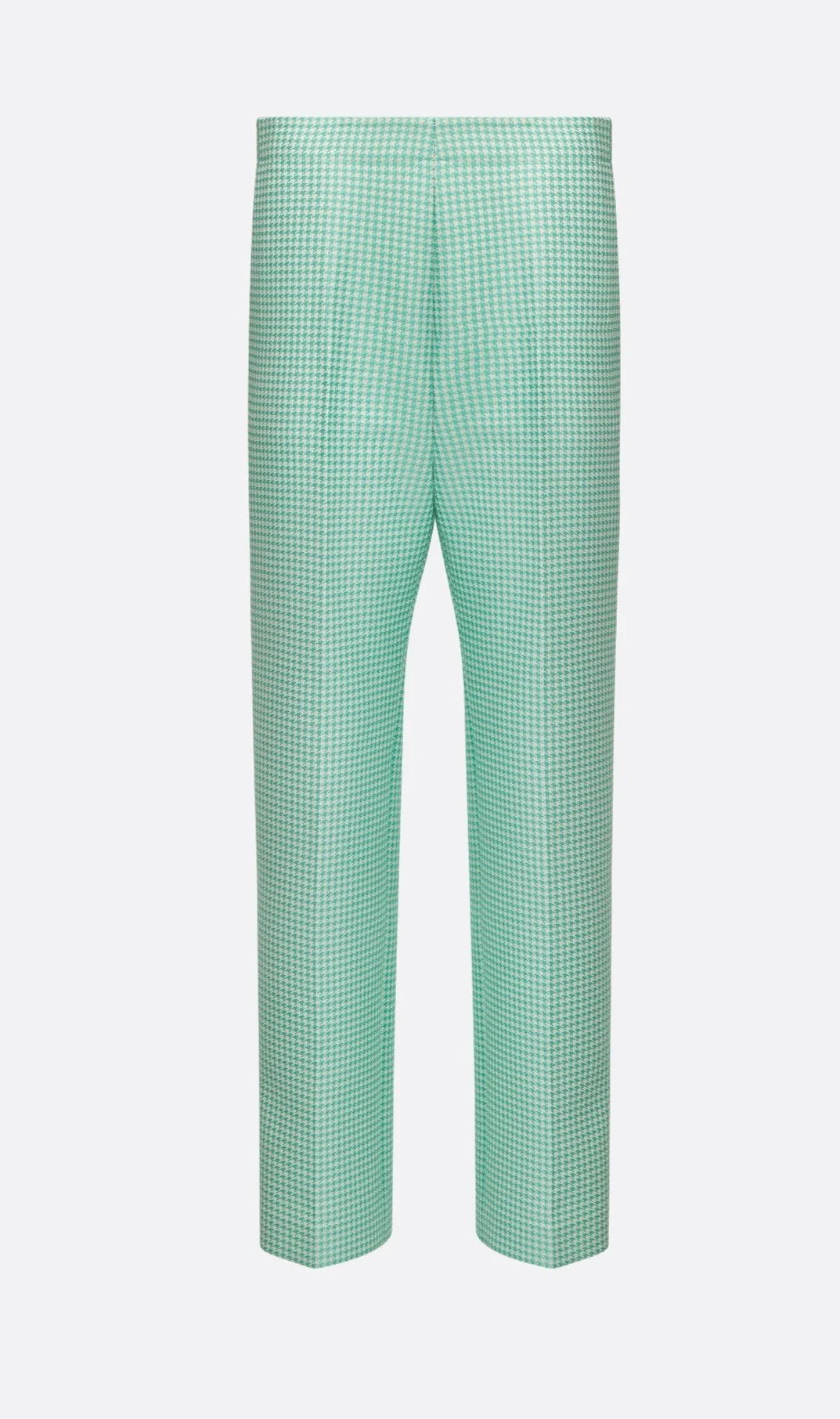 Christian Dior Dioriviera Straight Pants in White/Aquamarina