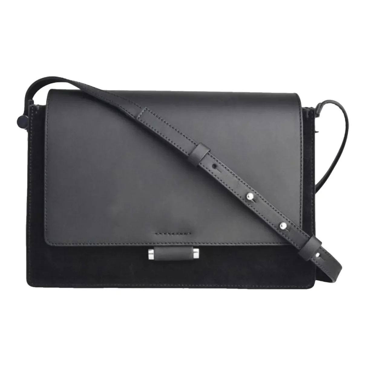 By Malene Birger Leather and Suede Crossbody Bag