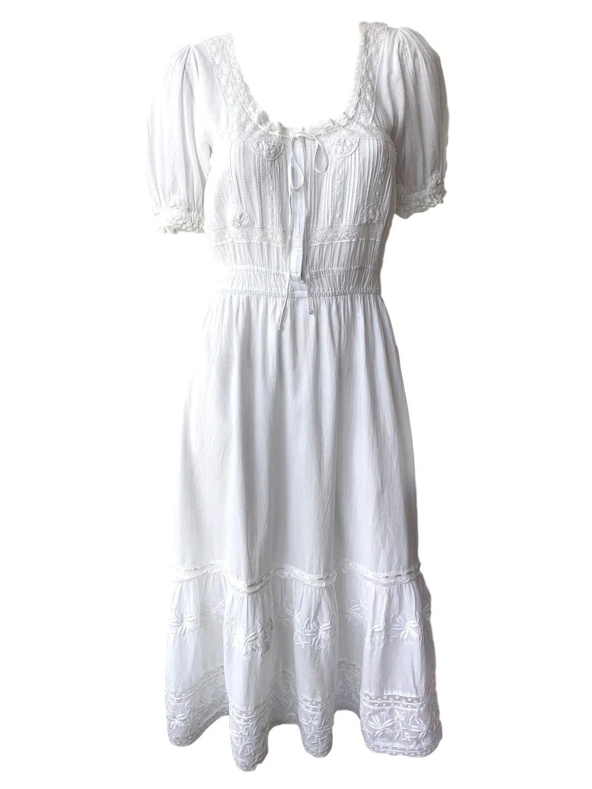 LoveShackFancy Wendy Dress in White