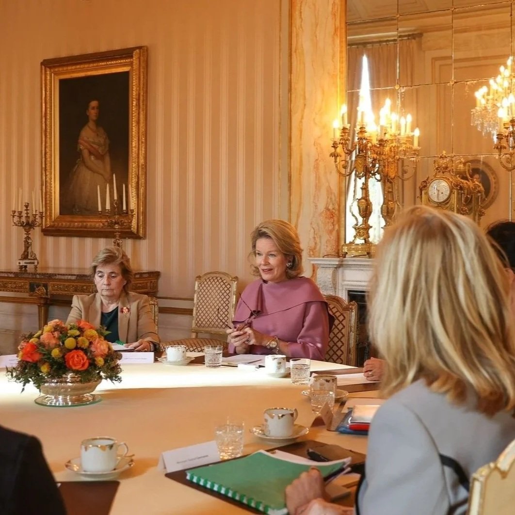 Queen Mathilde hosts meeting on domestic violence