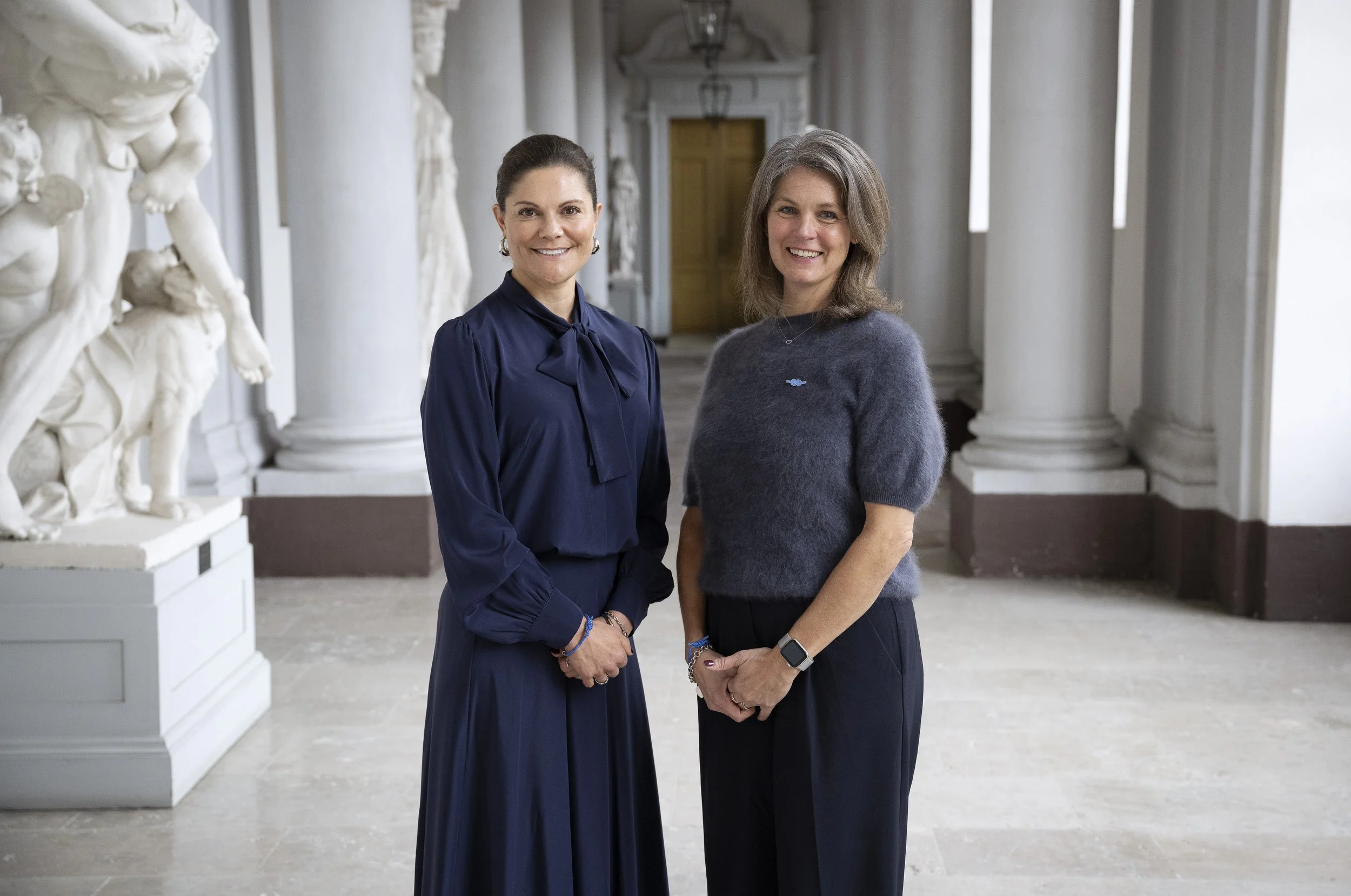 H.K.H. Kronprinsessan Victoria och Barndiabetesfondens nya generalsekreterare Karolina Janson.JPG