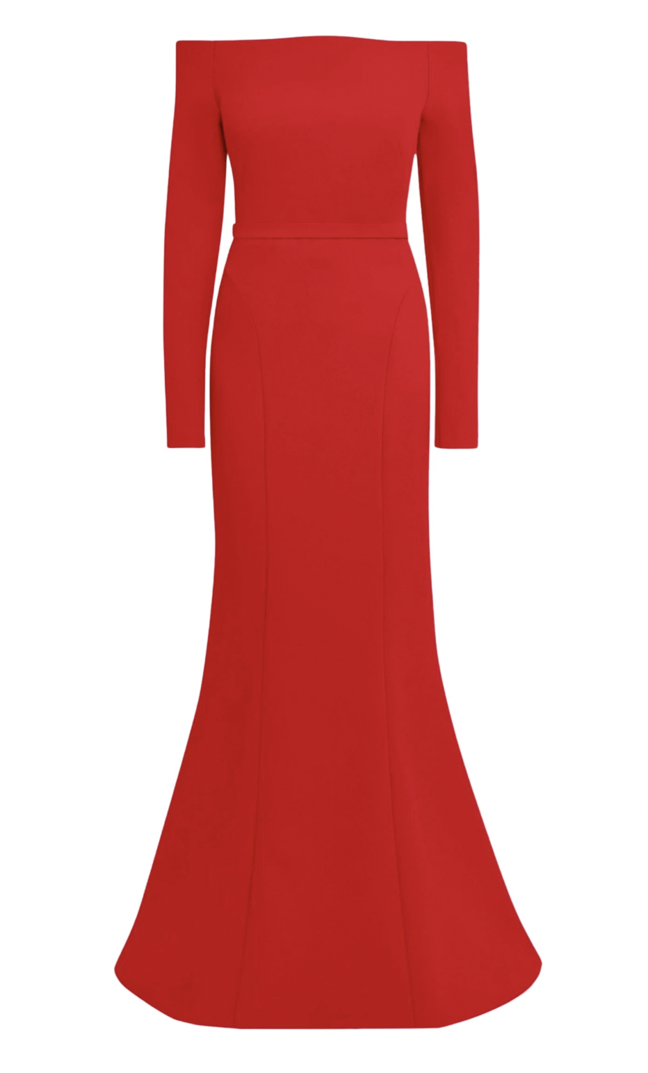 Safiyaa Rory Gown in Cherry