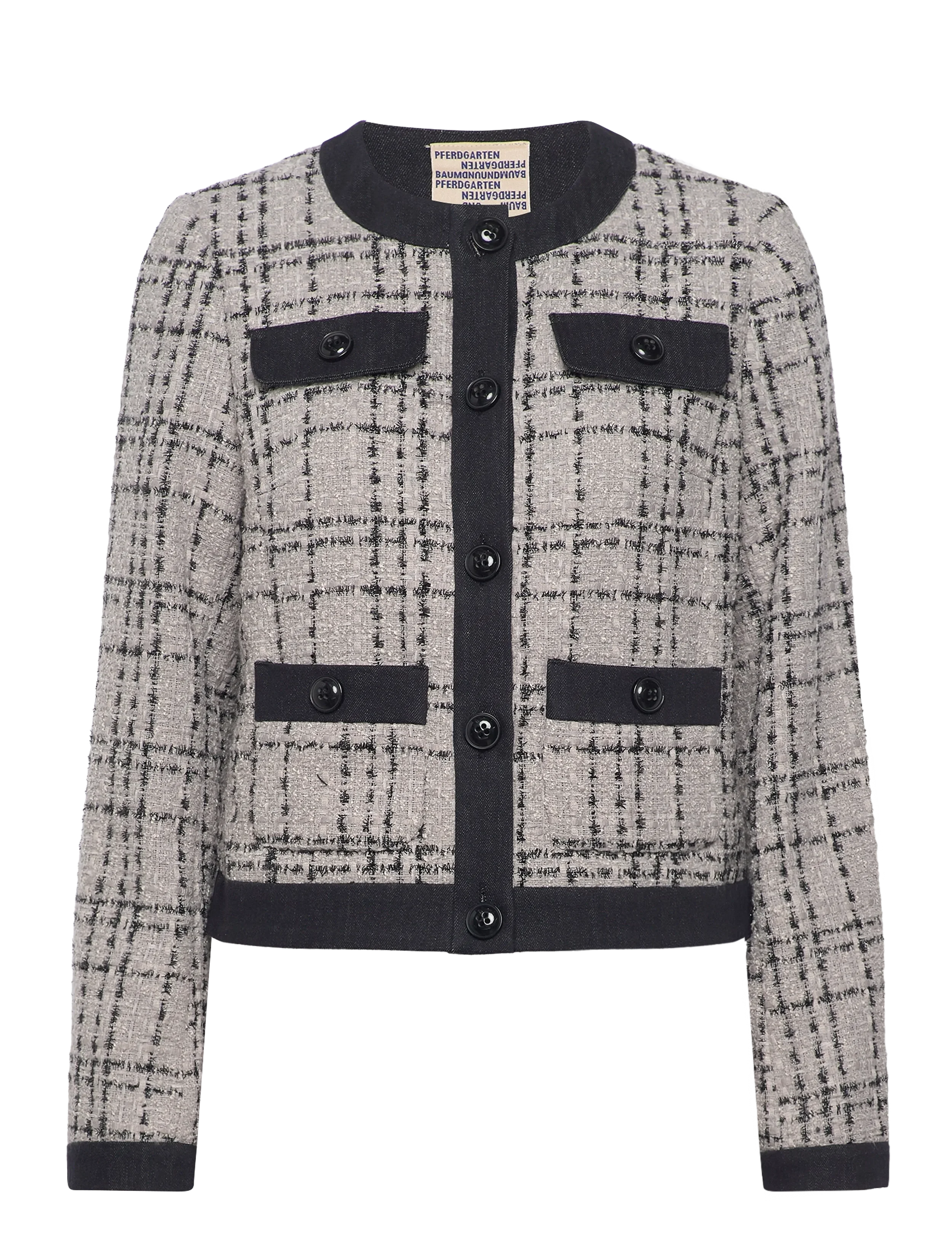 Baum und Pferdgarten Beate Jacket in Grey Boucle
