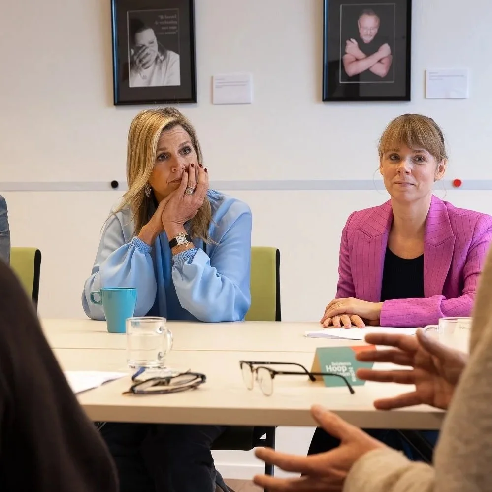 Queen Maxima visits Enik Recovery College