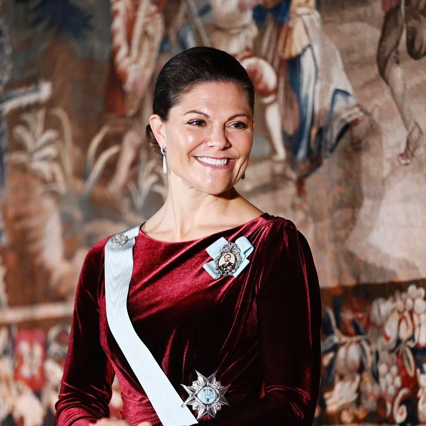 Crown Princess Victoria and Prince Daniel attend Royal Gustav Adolf Academy for Swedish Folk Culture's Festive Gathering