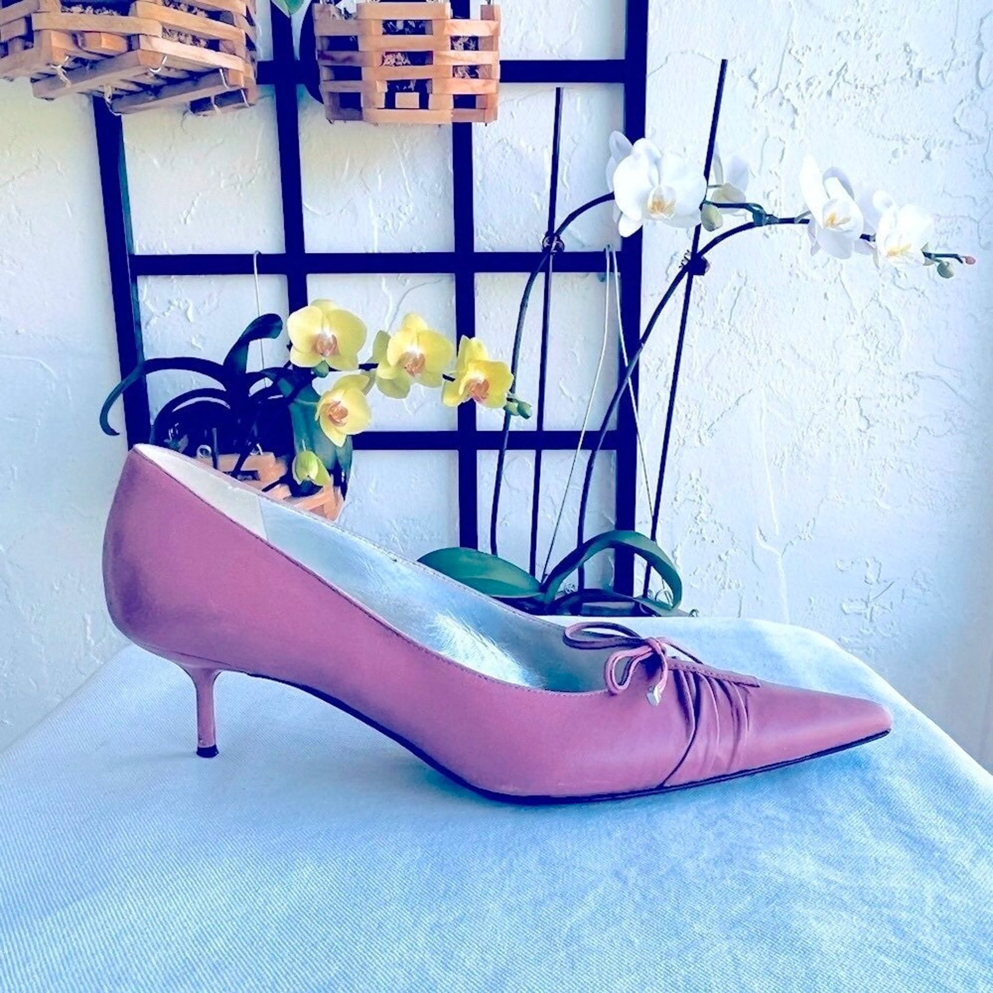 Dolce & Gabbana Ruched Bow Pumps.jpeg