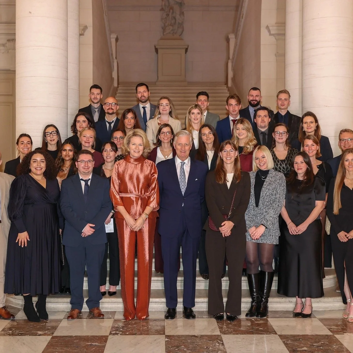 King Philippe and Queen Mathilde host dinner at Laeken Castle