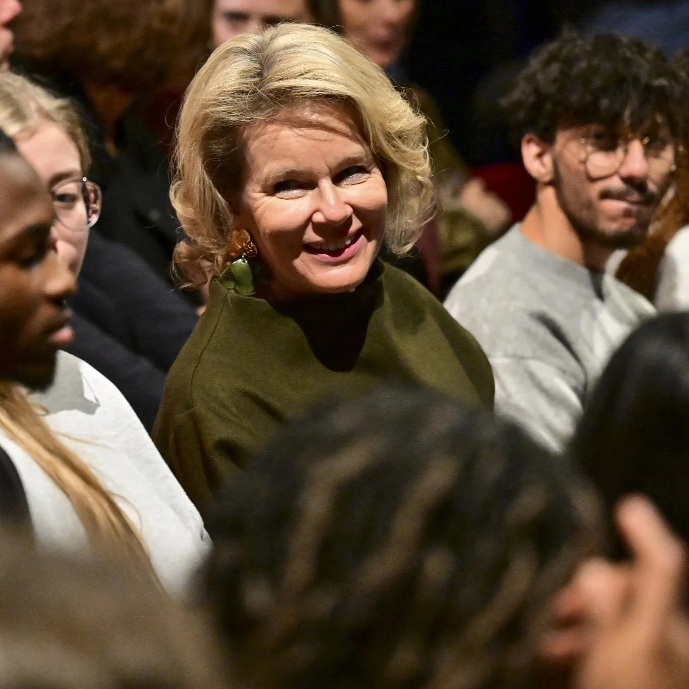 Queen Mathilde attends "Foxfinder" performance