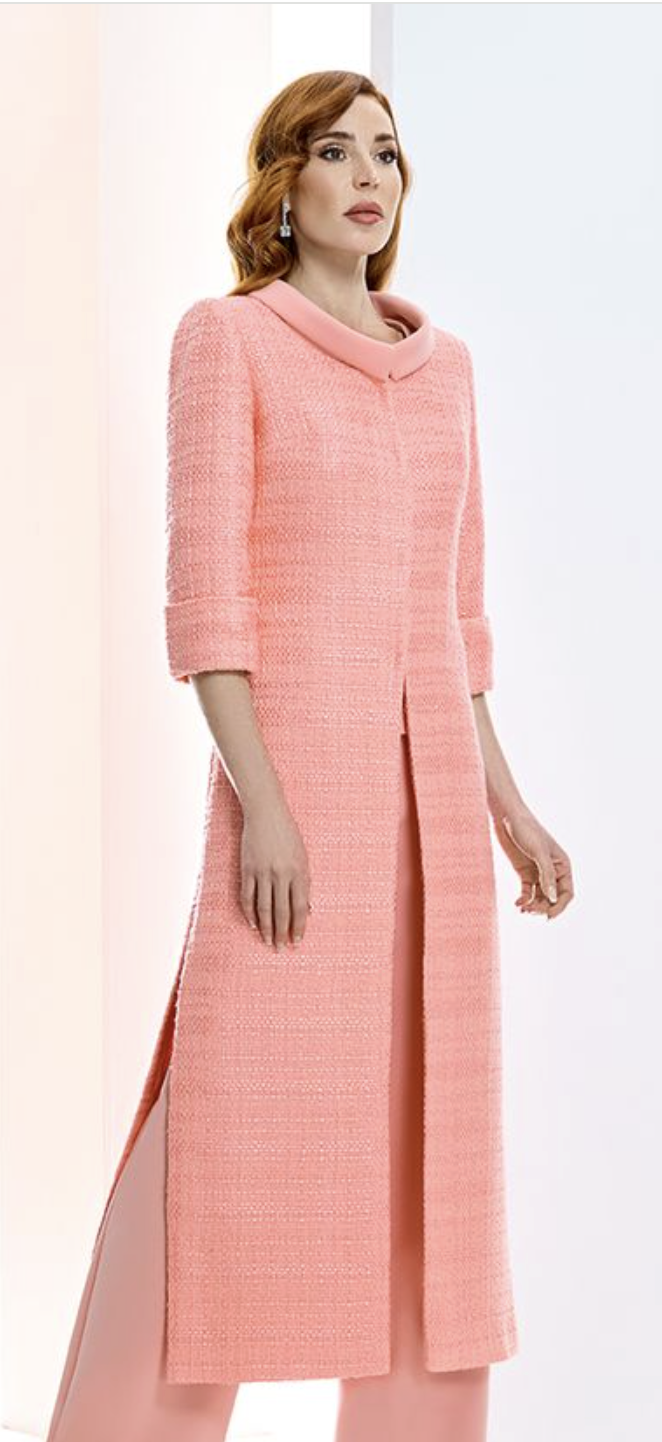 Alejandro de Miguel Long Tweed Coat