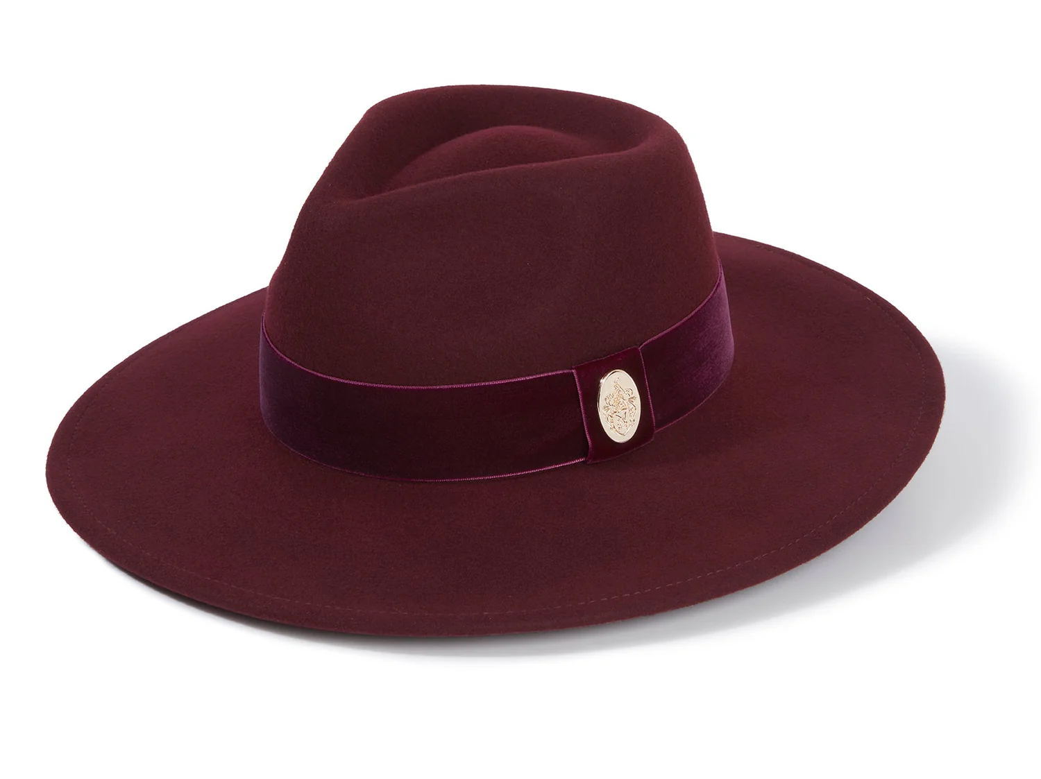 Hicks & Brown The Oxley Fedora in Plum Velvet.png