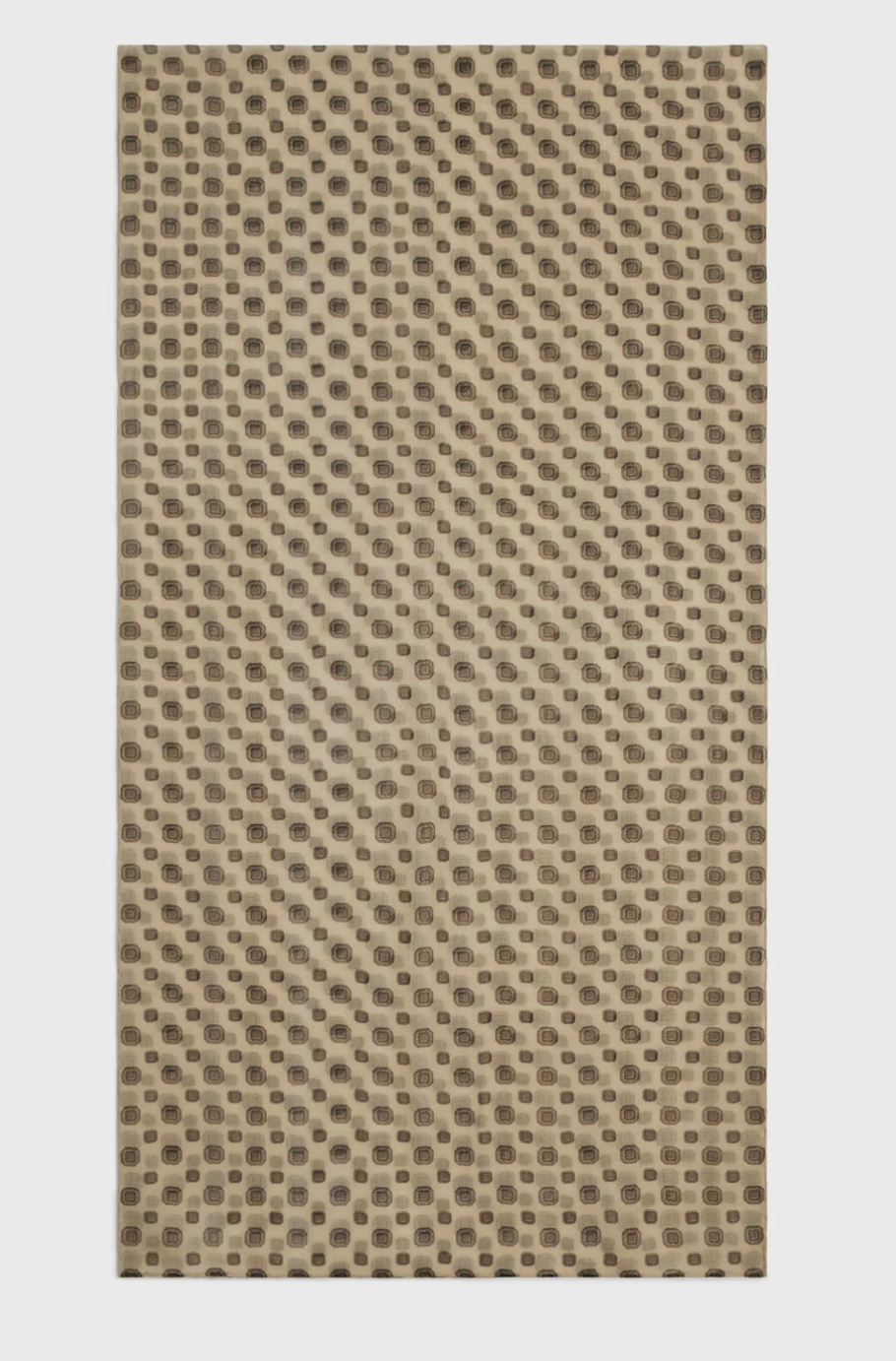 Celine Biscotto-Print Muslin Stole in Beige