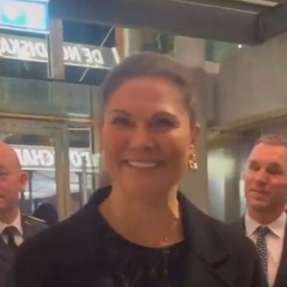 Crown Princess Victoria attends reception in Berlin