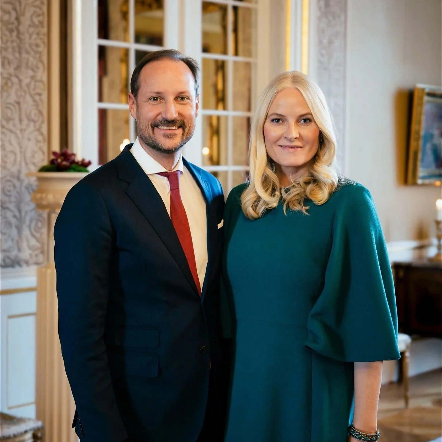 Crown Prince Haakon and Crown Princess Mette-Marit host lunch for governors