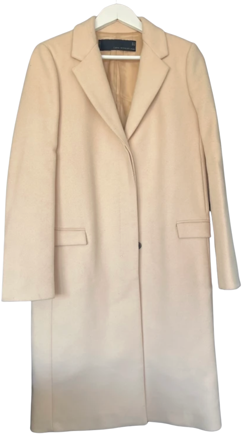 Zara Straight Cut Wool Coat