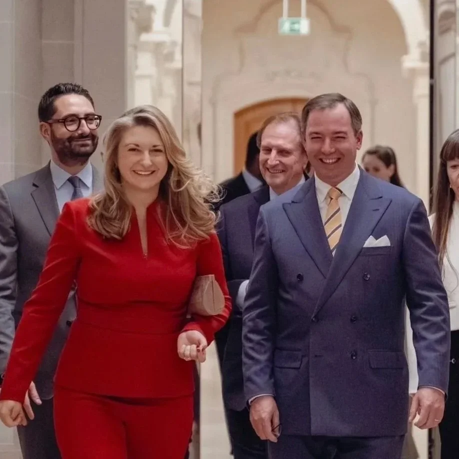 Grand Duke Guillaume and Grand Duchess Stéphanie open De Mains de Maitres exhibition