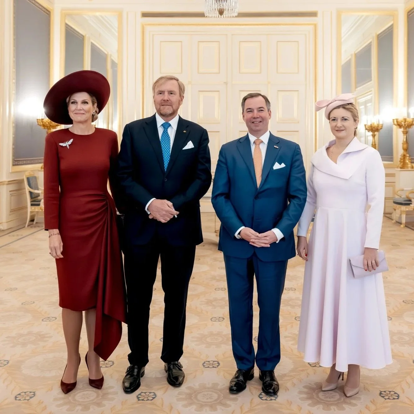 Grand Duke Guillaume and Grand Duchess Stéphanie visit the Netherlands