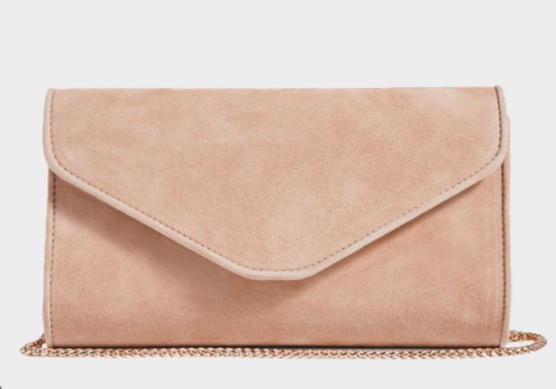 LK Bennett Dominica Clutch in Natural
