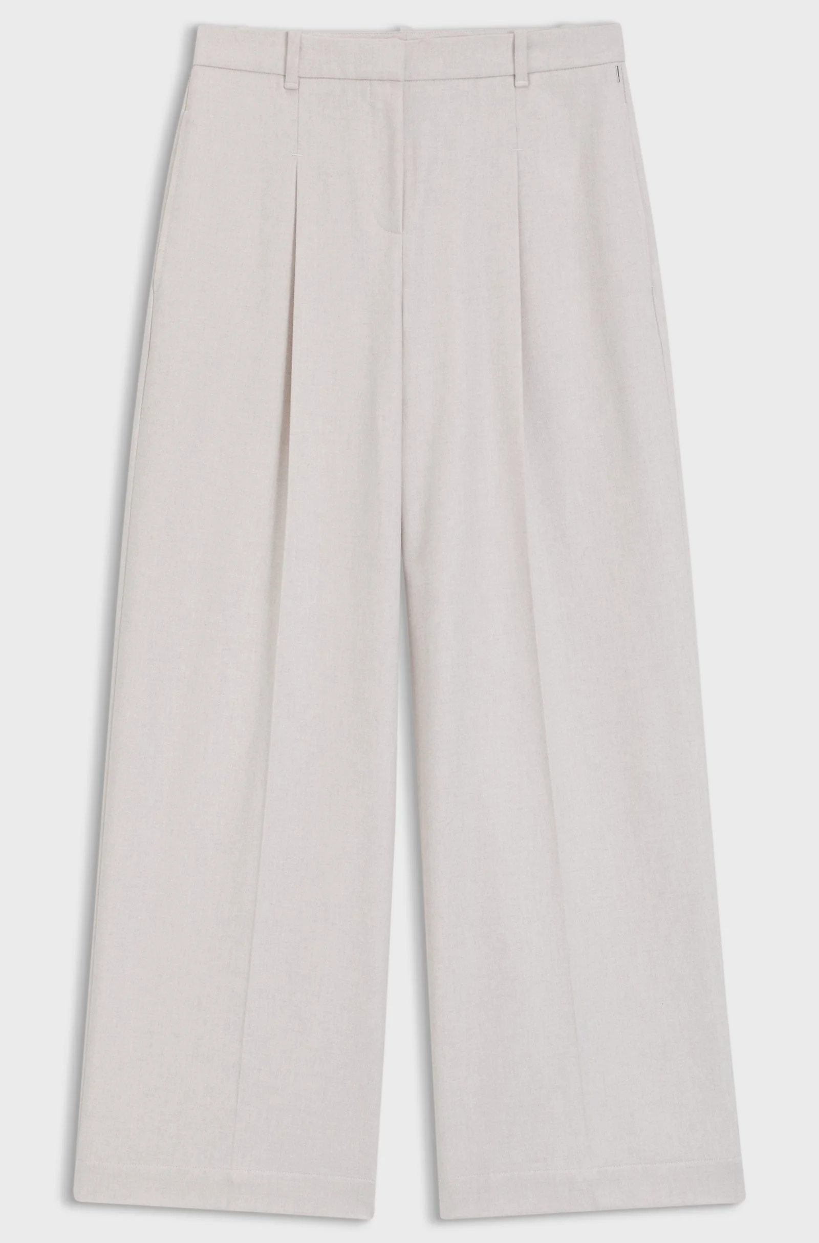 Hugo Boss Tiana Trousers in Natural