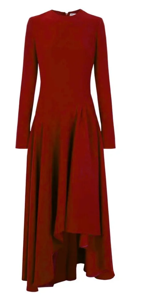The 2nd Skin Co. Asymmetrical Midi Dress