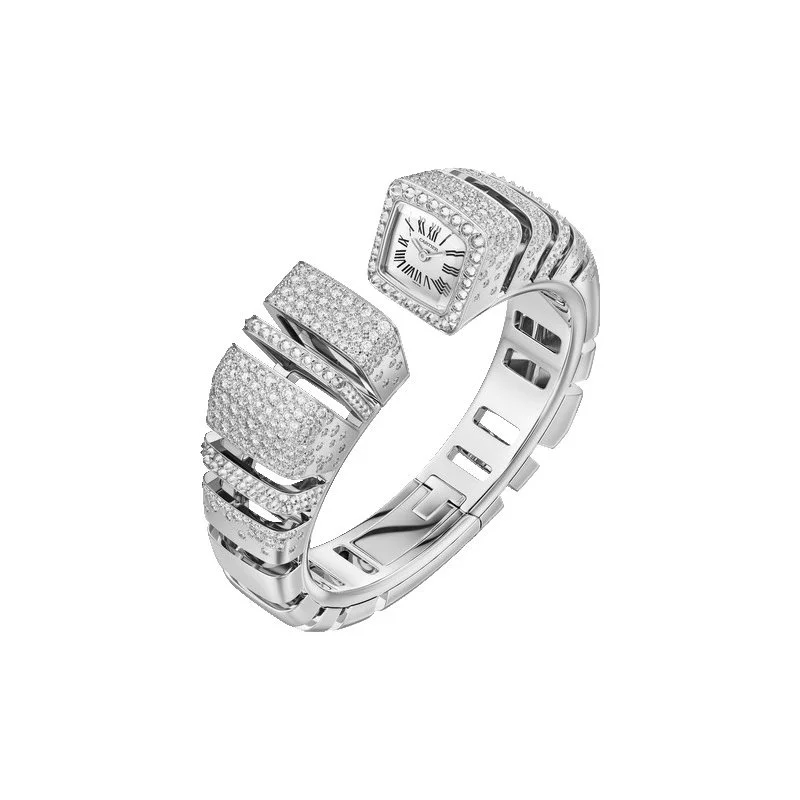 Cartier Reflection de Cartier Watch in Rhodium-Finish White Gold with Diamonds