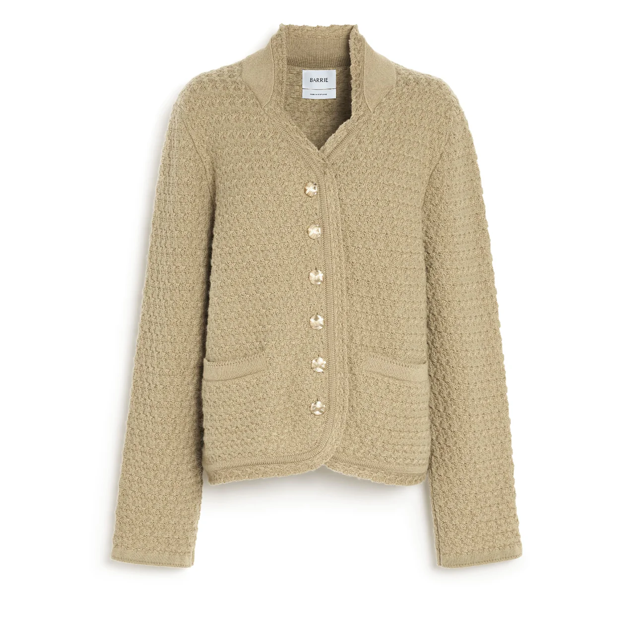 Barrie Cashmere Tweed Jacket in Poplar