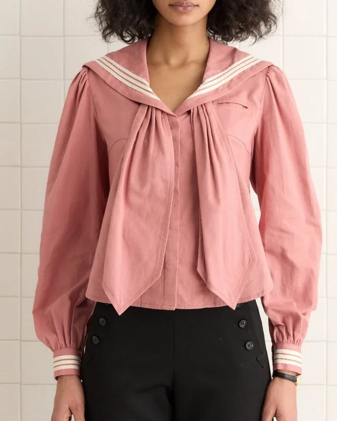 Bode Seafarer Shirt in Pink.jpg
