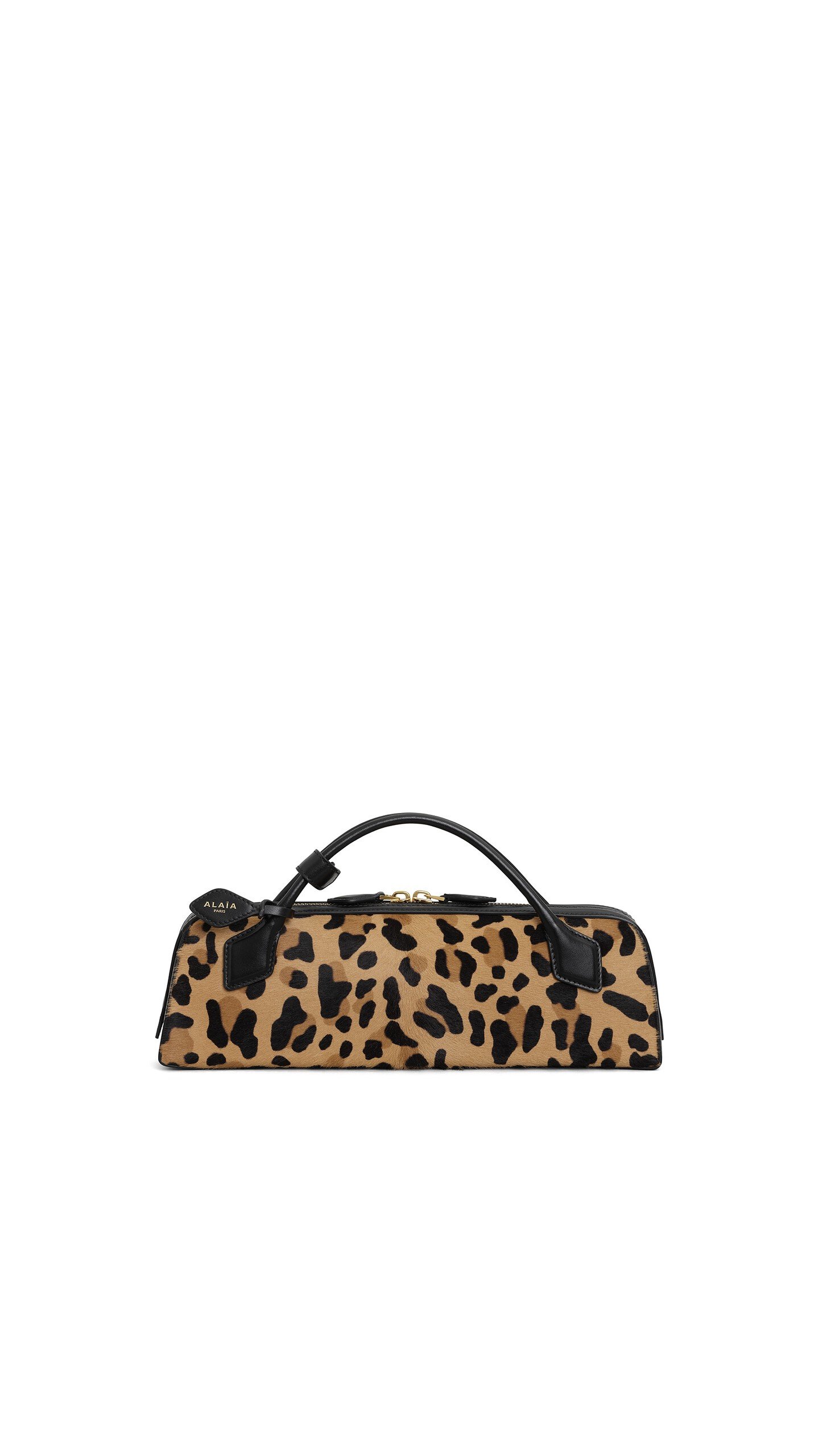 Alaïa Le Teckel Clutch in Leopard Calfhair
