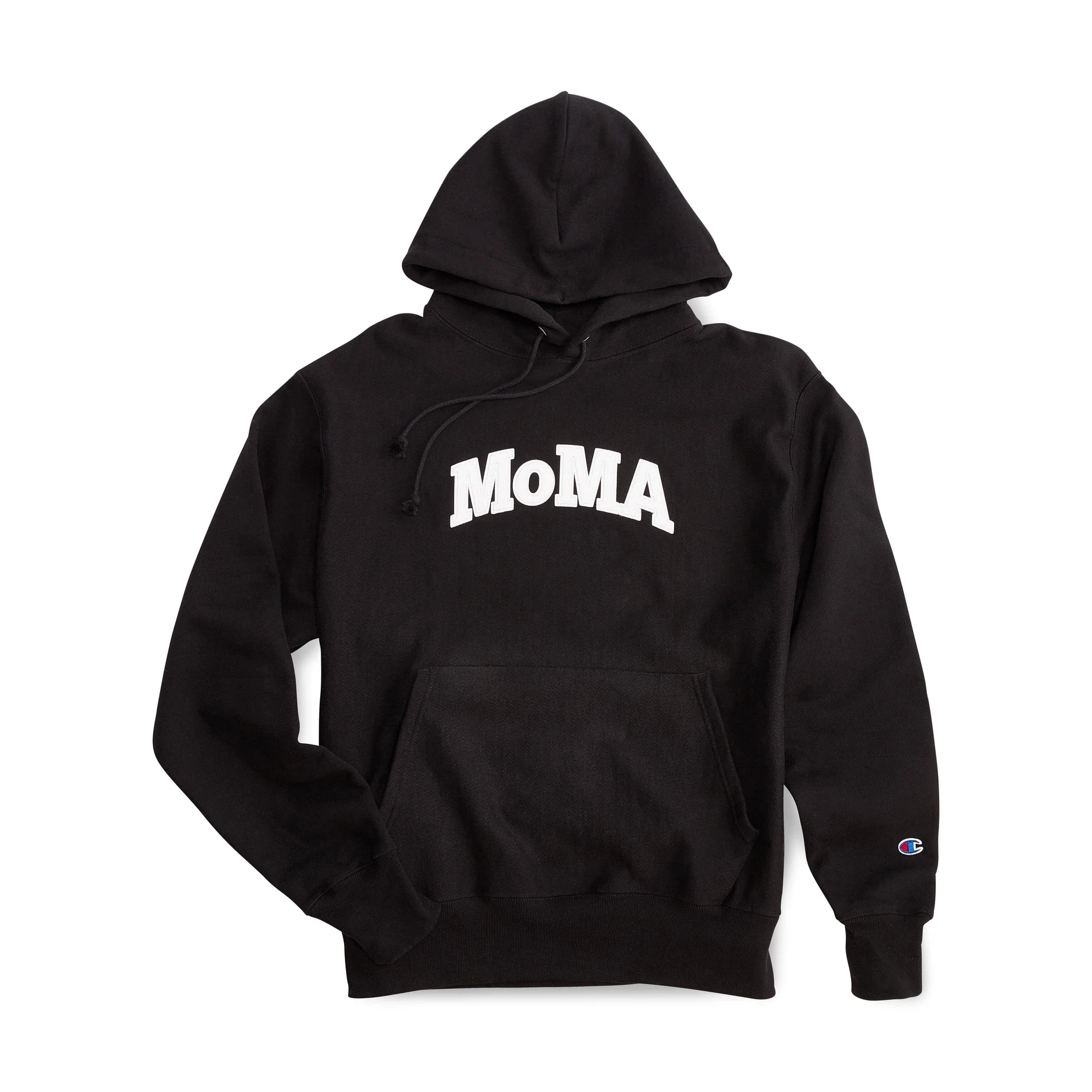 MoMA Champion Hoodie in Black.png