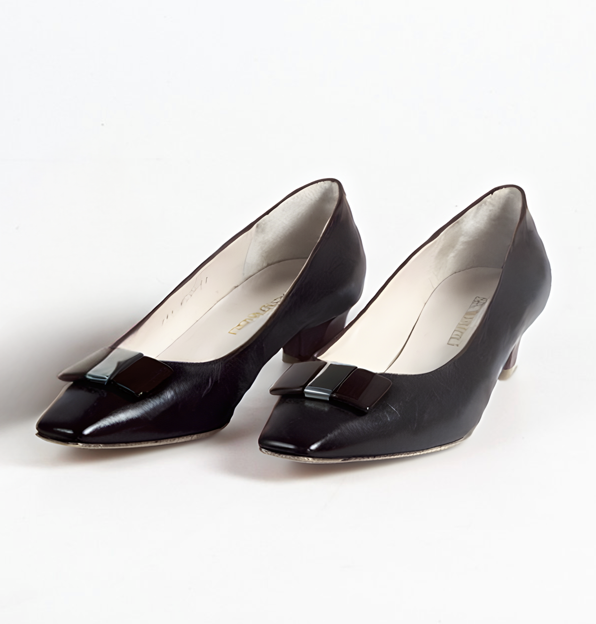 Bruno Magli Bow Patent Leather Pumps