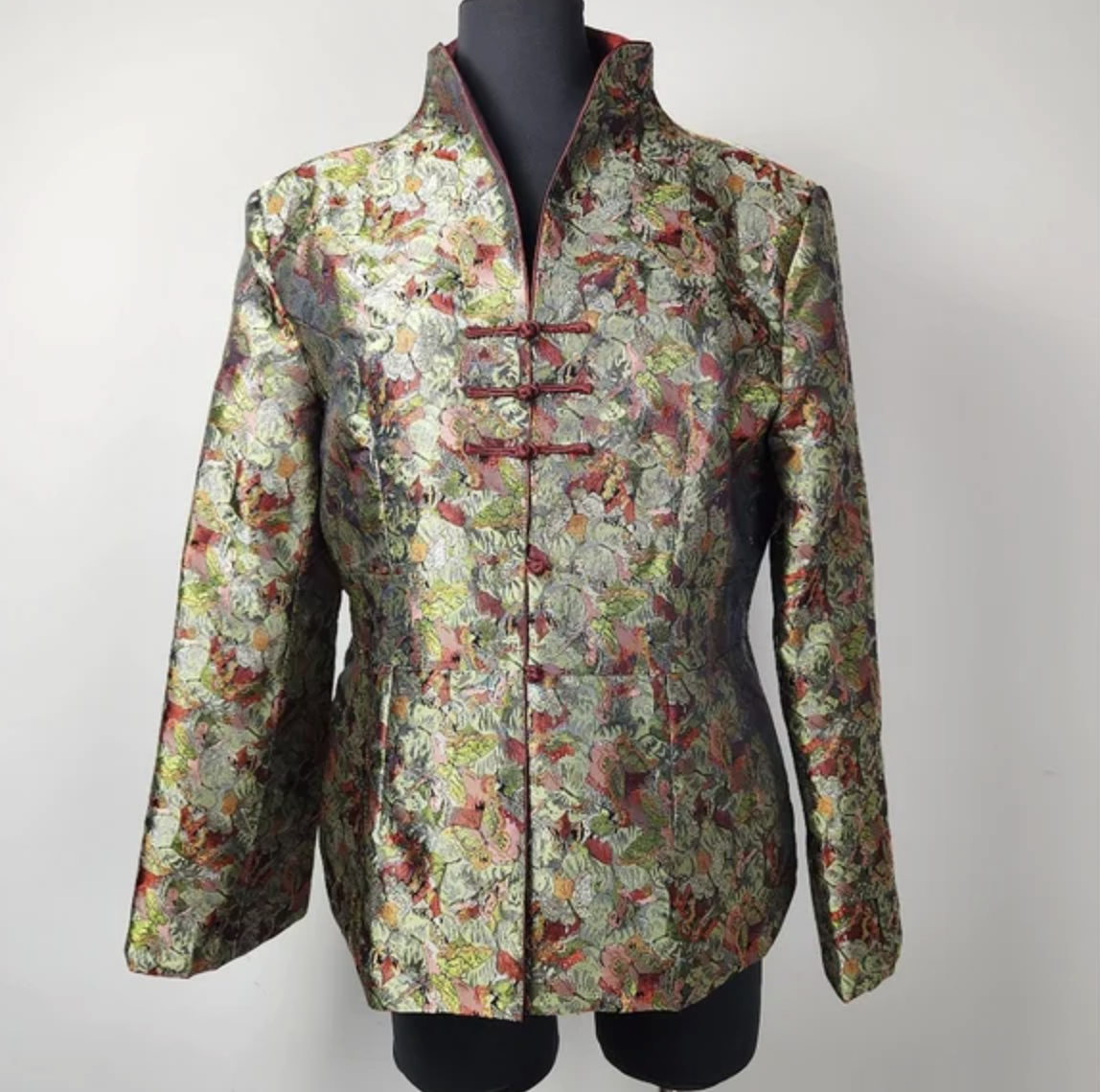 Silver Dragon Brocade Jacket