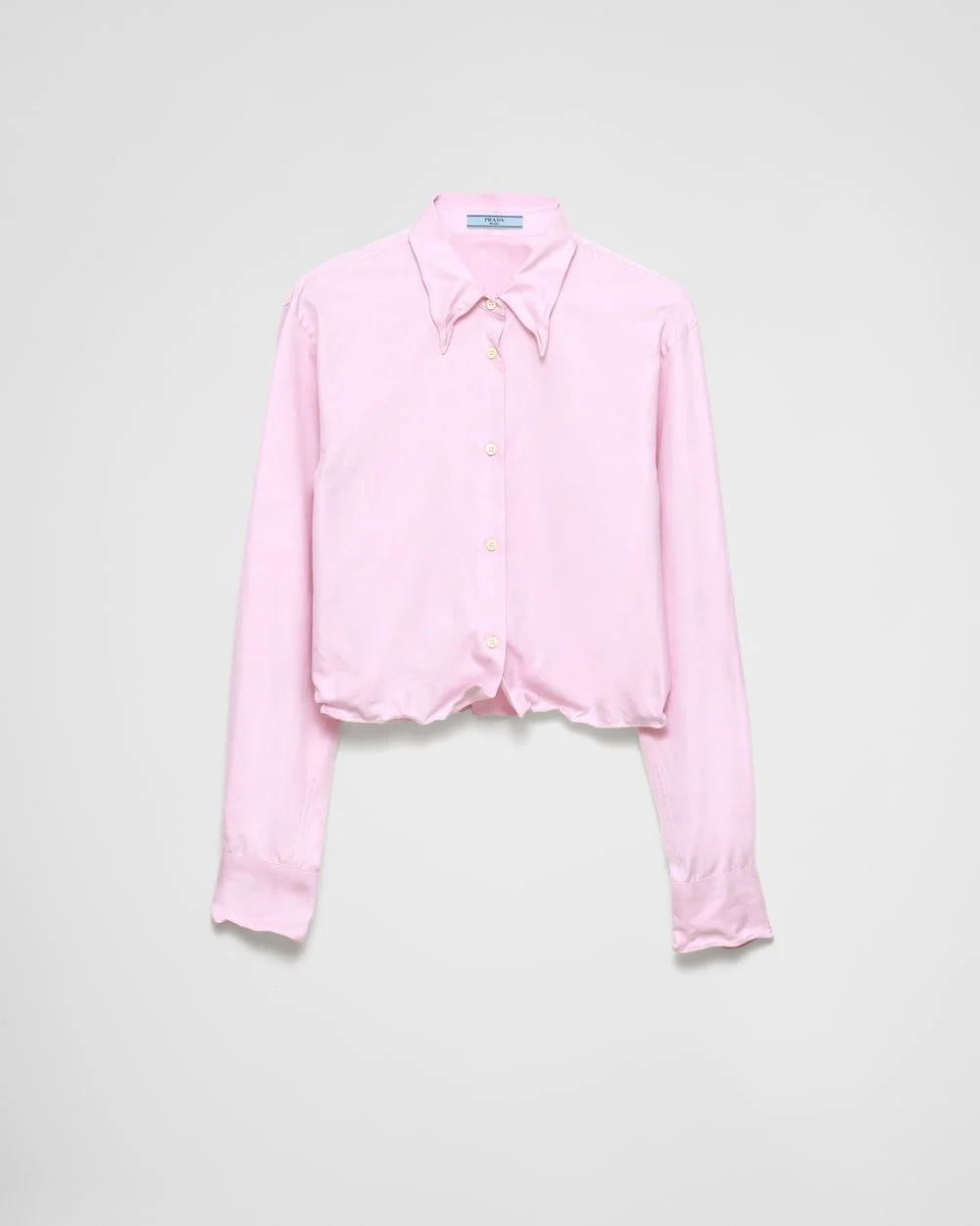 Prada Oxford Cotton Shirt in Alabaster Pink.jpg