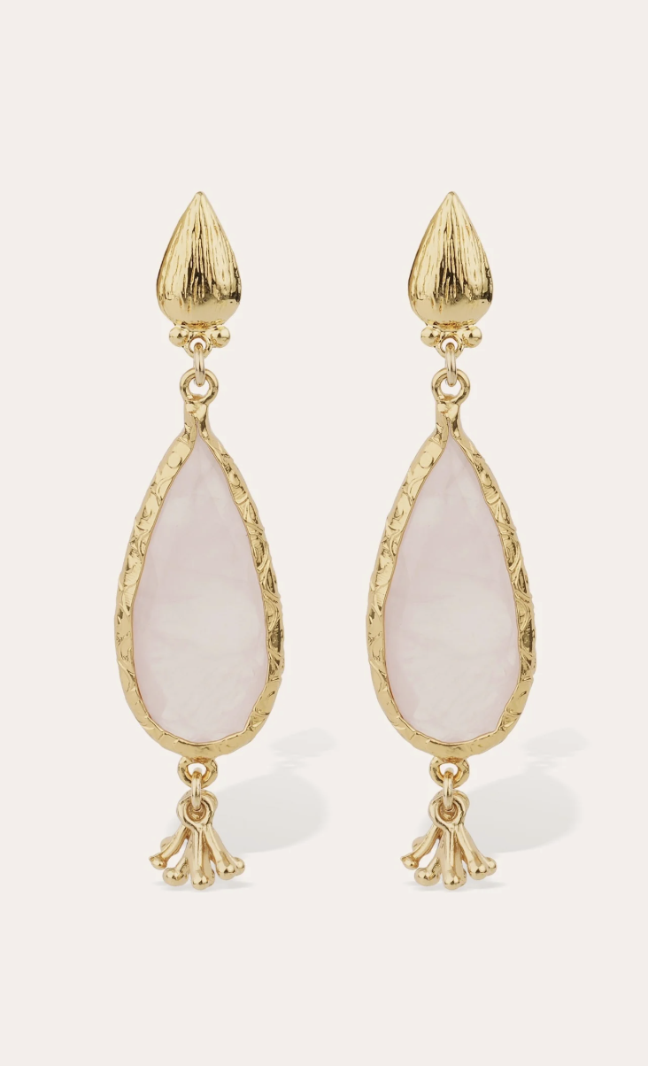 Gas Bijoux Serti Goutte Earrings