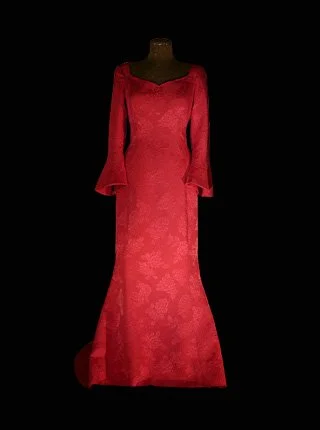 Jacques Zehnder Silk and Wool Gown