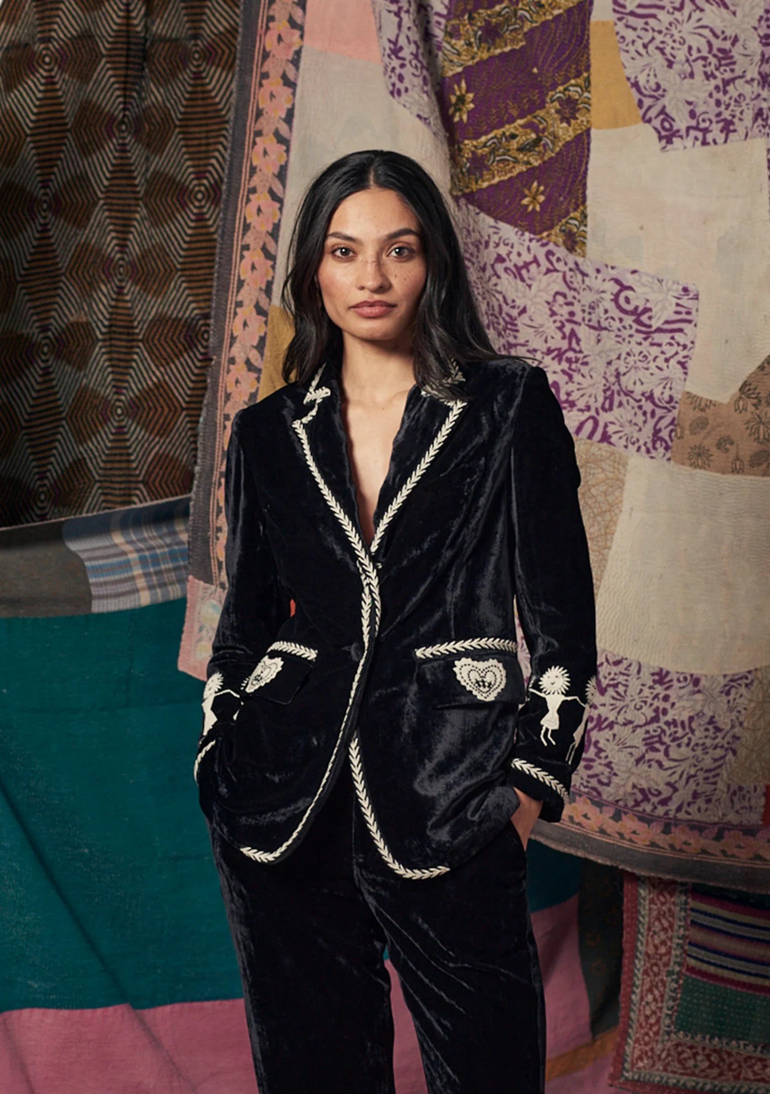 Muzungu Sisters Sally Blazer in Black.jpg