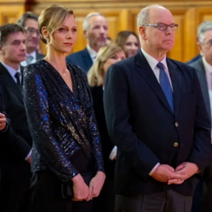 Prince Albert and Princess Charlene attend CESE's 80th anniversary 