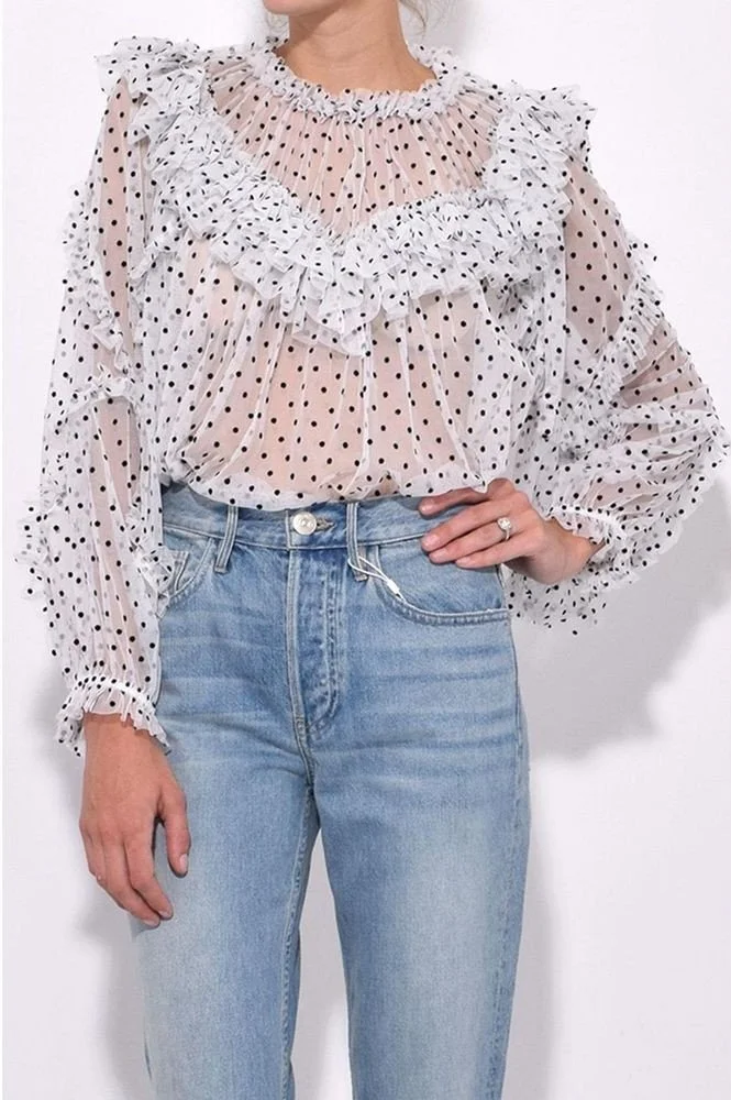 Ulla Johnson Dita Blouse in White