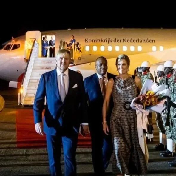 King Willem-Alexander and Queen Maxima arrive in Suriname ahead of State Visit