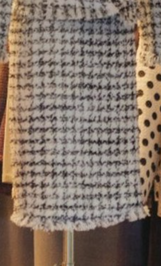 APRAMP Black and White Tweed Skirt
