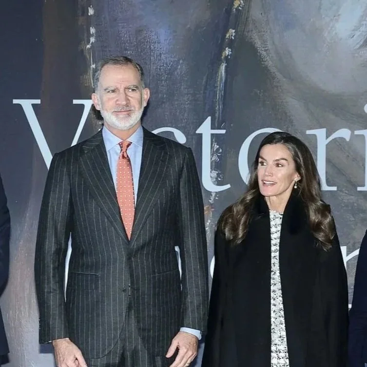 King Felipe and Queen Letizia open "Victoria Eugenia" exhibition