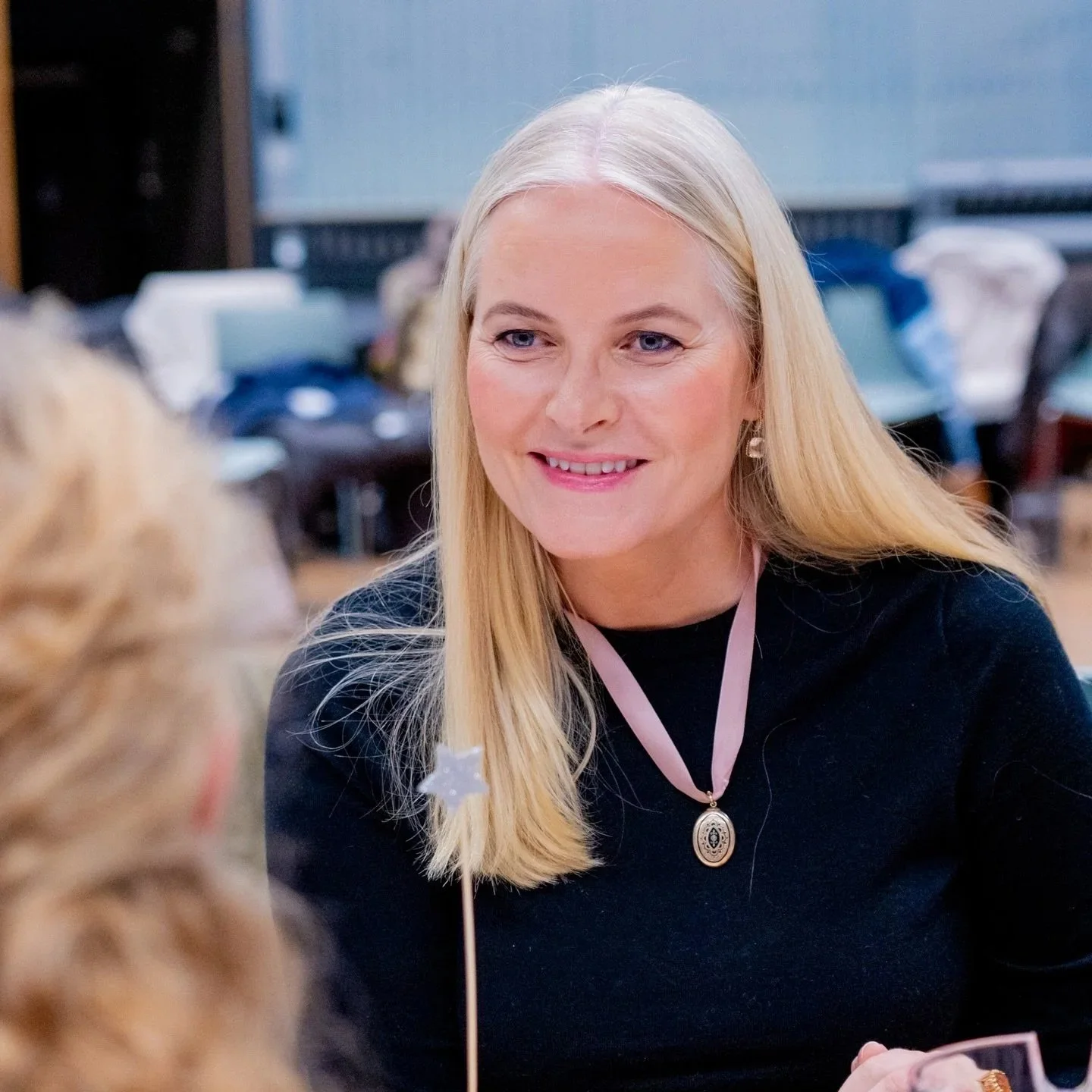 Crown Princess Mette-Marit attends Norwegian Girls' Choir rehearsal