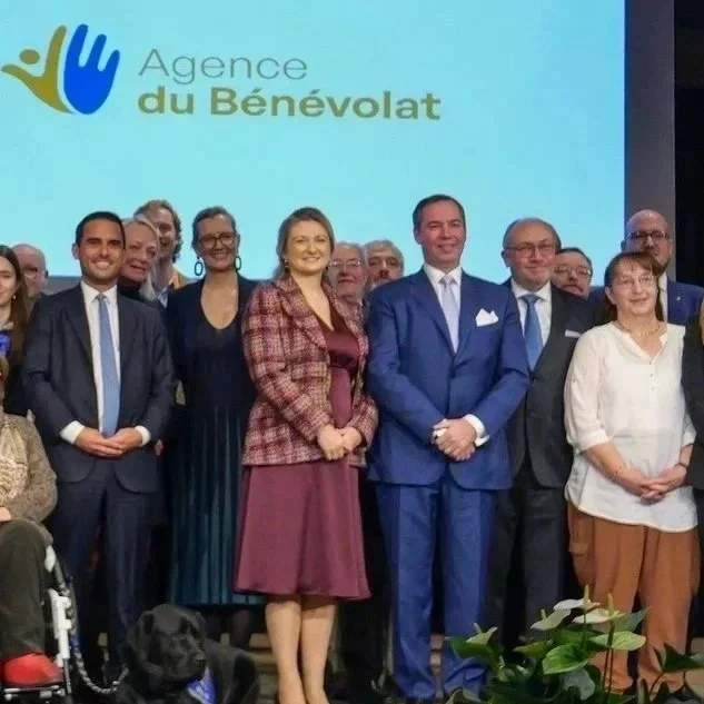 Grand Duke Guillaume and Grand Duchess Stéphanie mark Day of the Volunteer